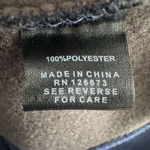 NFL Team Apparel Chicago Bears Full Zip HoodedbJacket Mens Size Small Blue NEW - Picture 6 of 6